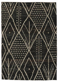  Contemporary Design 絨毯 177X244 モダン 手織り 黒 (ウール, アフガニスタン)
