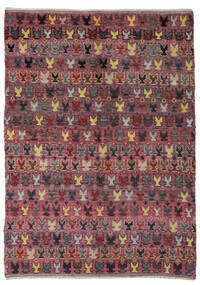  Moroccan Berber - Afghanistan 絨毯 171X238 モダン 手織り 濃い茶色/深紅色の/黒 (ウール, アフガニスタン)