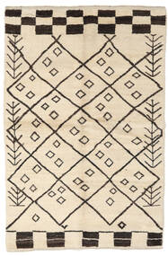  Moroccan Berber - Afghanistan 絨毯 153X235 モダン 手織り 暗めのベージュ色の/薄茶色 (ウール, アフガニスタン)