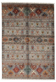  Shabargan 絨毯 174X250 オリエンタル 手織り 濃いグレー/濃い茶色 (ウール, アフガニスタン)