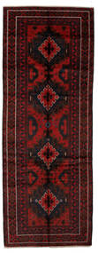絨毯 バルーチ 絨毯 120X310 廊下 カーペット 黒/深紅色の (ウール, アフガニスタン)