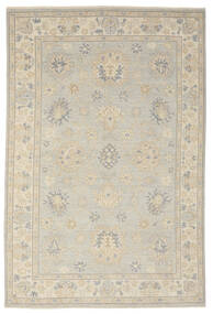  ウサク Design 絨毯 184X276 オリエンタル 手織り オリーブ色/薄茶色 (ウール, アフガニスタン)