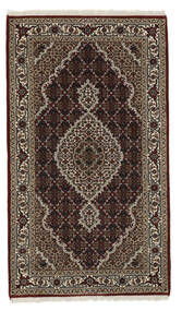 96X168 絨毯 タブリーズ Royal 絨毯 オリエンタル 手織り 黒/茶 (インド)