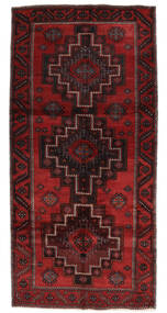 148X304 絨毯 オリエンタル バルーチ 絨毯 廊下 カーペット 黒/深紅色の (ウール, ペルシャ/イラン)