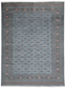 パキスタン ブハラ 2Ply 絨毯 309X410 オリエンタル 手織り 黒/紺色の 大きな (ウール, パキスタン)
