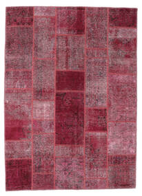  パッチワーク - Persien/Iran 絨毯 174X241 モダン 手織り 深紅色の (ウール, ペルシャ/イラン)