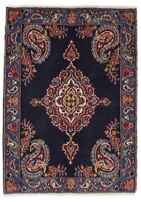  ハマダン シャフバフ 絨毯 72X100 オリエンタル 手織り 黒/濃い茶色 (ウール, ペルシャ/イラン)