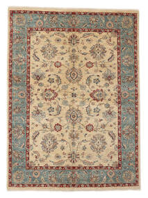  Ziegler 絨毯 149X201 オリエンタル 手織り 濃い茶色/ベージュ (ウール, アフガニスタン)