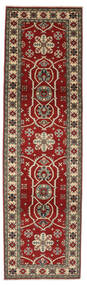 手織り カザック Fine 絨毯 82X299 ウール 絨毯 深紅色の/茶 小 絨毯 
