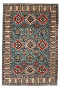  カザック 絨毯 118X173 オリエンタル 手織り 黒/濃いグレー (ウール, アフガニスタン)