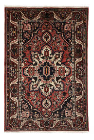 154X220 絨毯 オリエンタル バクティアリ 黒/深紅色の (ウール, ペルシャ/イラン)