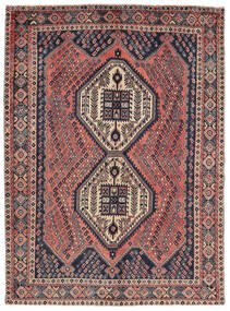  アフシャル Shahre Babak 絨毯 157X215 オリエンタル 手織り 濃い茶色/黒 (ウール, ペルシャ/イラン)