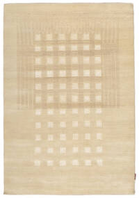  ギャッベ Loribaft 絨毯 143X203 モダン 手織り 薄茶色/ベージュ (ウール, インド)