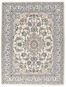  ナイン 絨毯 152X200 オリエンタル 手織り 濃いグレー/薄い灰色 (ウール, ペルシャ/イラン)
