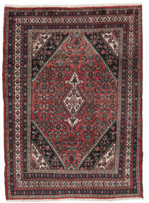  ハマダン 絨毯 205X292 オリエンタル 手織り 黒/濃い茶色 (ウール, ペルシャ/イラン)