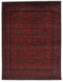  アフガン Khal Mohammadi 絨毯 177X232 オリエンタル 手織り 黒/深紅色の (ウール, )