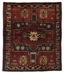  ロリ 絨毯 164X190 オリエンタル 手織り 黒/ホワイト/クリーム色 (ウール, ペルシャ/イラン)