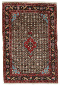  コリアイ 絨毯 74X106 オリエンタル 手織り 黒/濃い茶色 (ウール, ペルシャ/イラン)