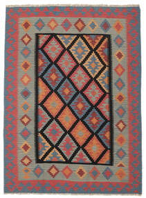  キリム ファーシュ 絨毯 172X232 オリエンタル 手織り 深紅色の/深緑色の (ウール, ペルシャ/イラン)