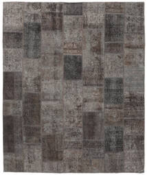  パッチワーク - Persien/Iran 絨毯 252X300 モダン 手織り 黒/濃いグレー 大きな (ウール, ペルシャ/イラン)