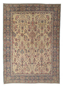  アンティーク ケルマン Ca. 1900 絨毯 291X405 オリエンタル 手織り 濃い茶色/茶 大きな (ウール, ペルシャ/イラン)