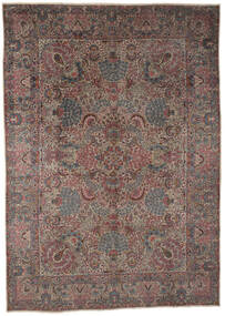 手織り ケルマン Ca. 1900 絨毯 310X422 ペルシャ ウール 絨毯 茶/黒 大 絨毯 