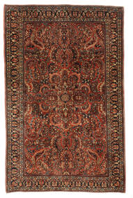  アンティーク サルーク Ca. 1900 絨毯 123X193 オリエンタル 手織り 黒/濃い茶色 (ウール, ペルシャ/イラン)