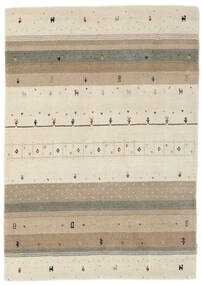  ギャッベ インド 絨毯 125X175 モダン 手織り ライトグリーン/茶 (ウール, インド)