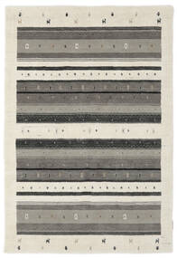  ギャッベ インド 絨毯 122X178 モダン 手織り 黒/オリーブ色 (ウール, インド)