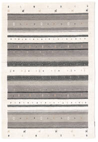  ギャッベ インド 絨毯 120X180 モダン 手織り ベージュ/濃いグレー (ウール, インド)