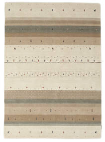  ギャッベ インド 絨毯 161X232 モダン 手織り ライトグリーン/茶 (ウール, インド)