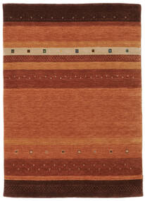  ギャッベ インド 絨毯 143X200 モダン 手織り 深紅色の/黒 (ウール, インド)