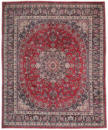  マシュハド 絨毯 295X356 オリエンタル 手織り 深紅色の/黒 大きな (ウール, )