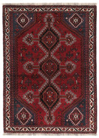 絨毯 ペルシャ カシュガイ 絨毯 120X161 黒/深紅色の (ウール, ペルシャ/イラン)