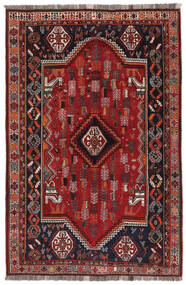  カシュガイ 絨毯 173X262 オリエンタル 手織り 黒/深紅色の (ウール, )