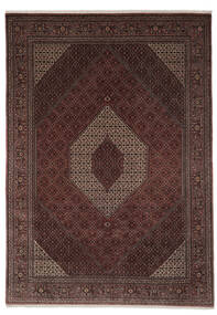  ビジャー Takab/Bukan 絨毯 252X354 オリエンタル 手織り 黒/濃い茶色 大きな (ウール, ペルシャ/イラン)