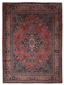 絨毯 サルーク 264X350 黒/深紅色の 大きな (ウール, ペルシャ/イラン)