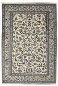  ナイン 絨毯 245X350 オリエンタル 手織り 黒/濃いグレー (ウール, ペルシャ/イラン)