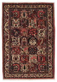  バクティアリ 絨毯 145X215 オリエンタル 手織り 黒/濃い茶色 (ウール, ペルシャ/イラン)