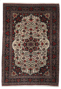 絨毯 ペルシャ ビジャー 222X330 黒/深紅色の (ウール, ペルシャ/イラン)