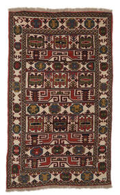 Gutchan 絨毯 112X202 オリエンタル 手織り 黒/濃い茶色 (ウール, ペルシャ/イラン)