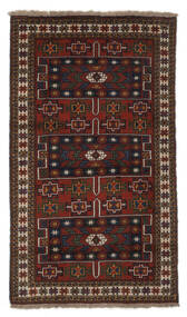 絨毯 ペルシャ Gutchan 110X188 黒/茶 (ウール, ペルシャ/イラン)