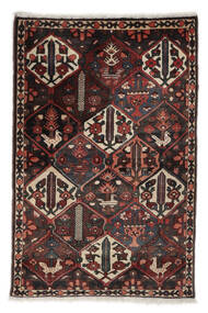  バクティアリ 絨毯 105X161 オリエンタル 手織り 黒/ベージュ (ウール, ペルシャ/イラン)