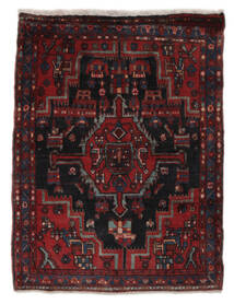  ナハバンド 絨毯 123X154 オリエンタル 手織り 黒/ベージュ (ウール, ペルシャ/イラン)
