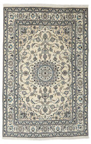  ナイン 絨毯 192X295 オリエンタル 手織り 濃いグレー/ライトグリーン (ウール, ペルシャ/イラン)