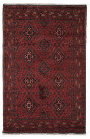  アフガン Khal Mohammadi 絨毯 129X197 オリエンタル 手織り 黒 (ウール, アフガニスタン)