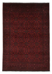 アフガン Khal Mohammadi 絨毯 170X240 オリエンタル 手織り 黒/深紅色の (ウール, )