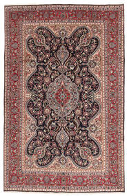  タブリーズ 絨毯 185X300 オリエンタル 手織り 濃い茶色/黒 (ウール, ペルシャ/イラン)