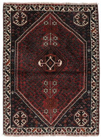  シラーズ 絨毯 112X153 オリエンタル 手織り 黒 (ウール, ペルシャ/イラン)