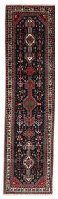  アバデ 絨毯 82X303 ペルシャ ウール 絨毯 黒/深紅色の 小 絨毯 